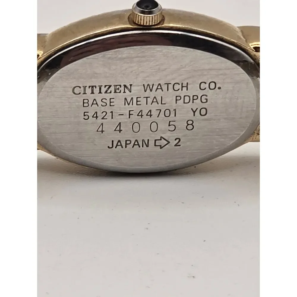 Citizen Women's Quartz Watch Gold Tone Bracelet Vintage